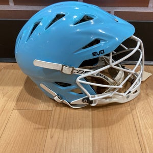 Used Baby Blue Warrior Evo Helmet SM/MD