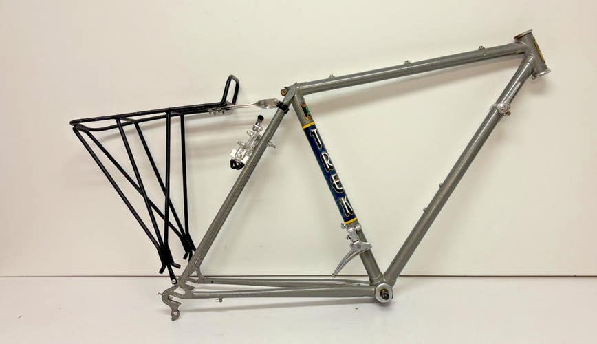 Vintage 1980s Trek 47cm C-C Lugged Reynolds 501 CrMo Road Frame BB Suntour AR++