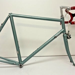 Vintage 1990s Trek 56cm C-C Aluminum Road Bike Frame/Fork Shimano 105 Brakes++