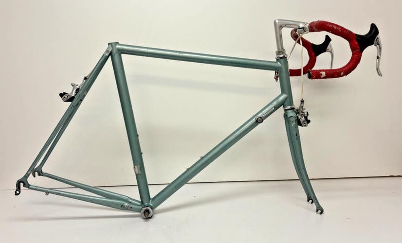 Vintage 1990s Trek 56cm C-C Aluminum Road Bike Frame/Fork Shimano 105 Brakes++