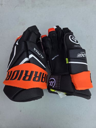 Warrior Alpha LX2 Max Gloves 14", Black/Orange (New)