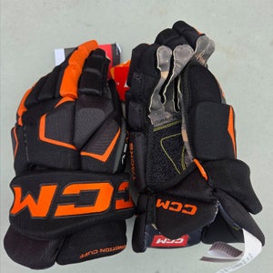 CCM Tacks AS-V Gloves 15" Black/Orange (New)