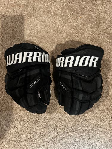 Calgary Flames - Brett Ritchie Warrior Covert Pro Stock Hockey Gloves 15"  (Used)
