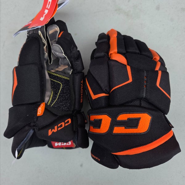 CCM Tacks AS-V Gloves 13" Black/Orange (New)