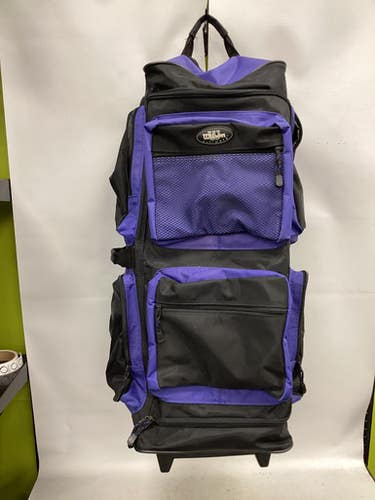 Used Wilson ULTIMATE BB/SB Player Wheeled Bag Purple 11851-S000038085