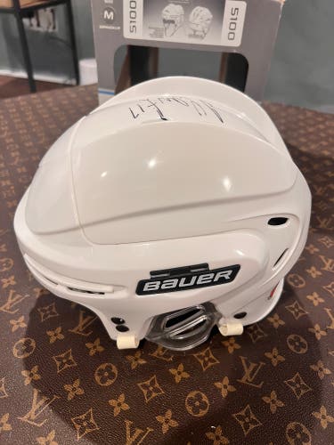 Large Bauer 5100 Helmet (New) signed by Jeff Carter and Mike Richards