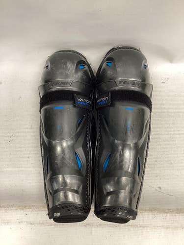 Used Bauer VAPOR VOLT Junior Shin Guards Black 12" 11851-S000038053