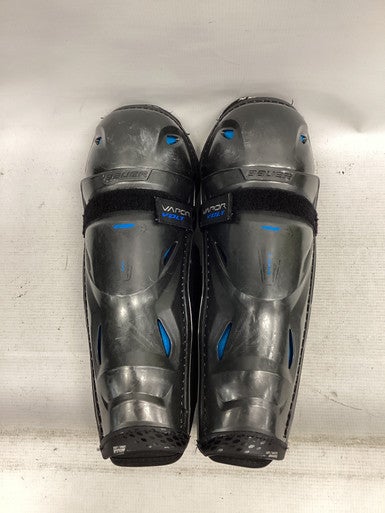 Used Bauer VAPOR VOLT Junior Shin Guards Black 12" 11851-S000038053