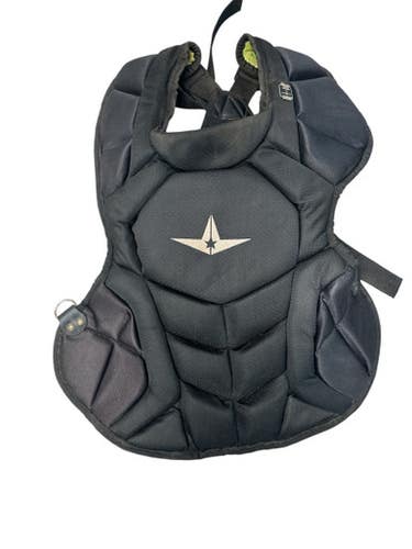 Used All Star CPCC1216S7X Catchers Chest Protector Black Intermed 11835-S000197472