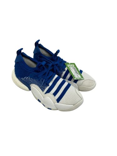 Used Adidas TRAE YOUNG 2 Basketball Shoes M Royal Blue And White Senior 9 11692-S000139596