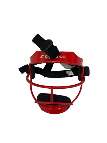 Used Champro YTH FIELD MASK BB/SB Fielders Mask Red One Size 11692-S000141713