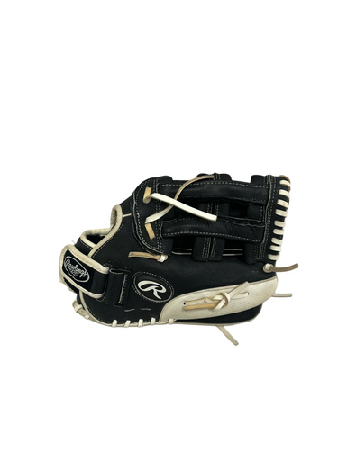 Used Rawlings HFP125HBW RH Throw Fastpitch Gloves Black 12 1/2" 11692-S000141727