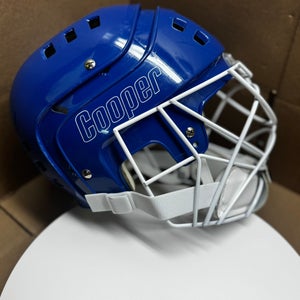 KEN WREGGET TORONTO MAPLE LEAFS COOPER SK600 STYLE HOCKEY HELMET / GOALIE MASK LARGE 73/4”