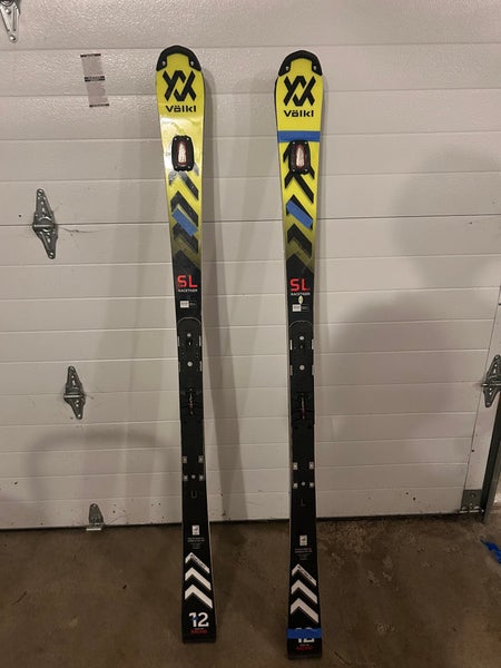 2 pairs Volkl Racetiger SL 155 cm Skis Without Bindings (Used)