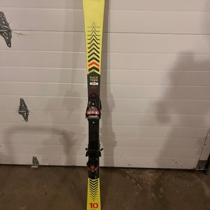 Volkl Racetiger SL 143 cm Skis With Bindings Max Din 14 (Used)