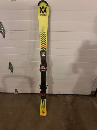 Volkl Racetiger SL 143 cm Skis With Bindings Max Din 14 (Used)
