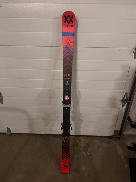 Volkl Racetiger GS 144 cm Skis With Bindings Max Din 12 (Used)