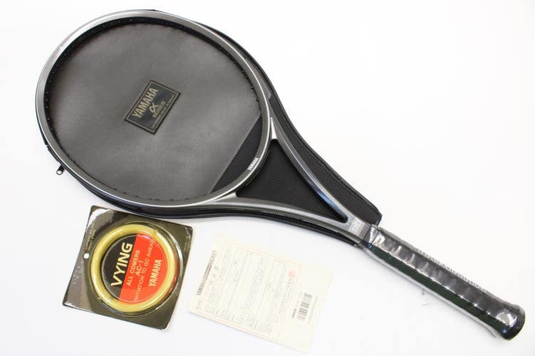 *NOS* 1986 YAMAHA ALPHA 90 TENNIS RACQUET (4 3/8) JAPAN STOCK! W/ COVER