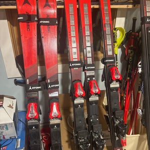 Men's 2024 Atomic Race GS 193 cm Racing Skis With Bindings Max Din 20 (Used)
