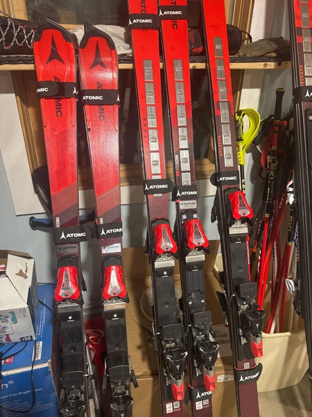 Men's 2024 Atomic Race GS 193 cm Racing Skis With Bindings Max Din 20 (Used)