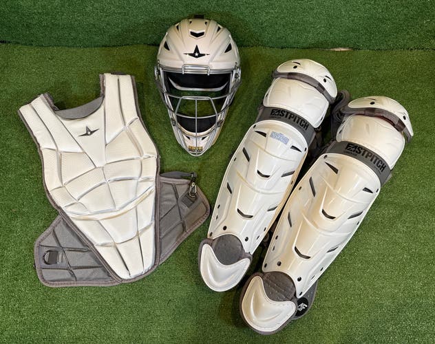 New All Star AFX Fastpitch Catcher's Combo White (Large)