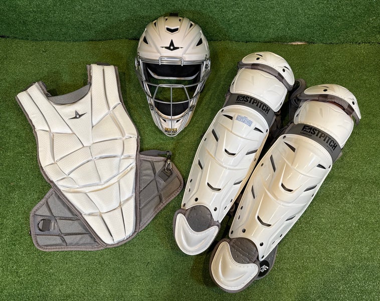 New All Star AFX Fastpitch Catcher's Combo White (Large)