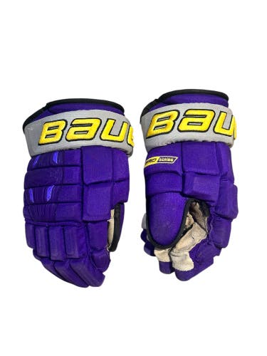 Purple Bauer Pro Series Gloves 13" (Used)