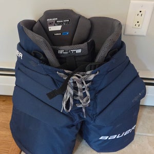 Intermediate Medium Bauer Elite Hockey Goalie Pants (Used)