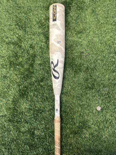 2024 Rawlings Icon Composite USSSA Certified Bat (-10) 18 oz 29" (Used)