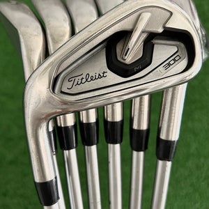 LH Titleist T300 Iron Set 5-48 / Fubuki M Series 50 A Flex Senior Graphite