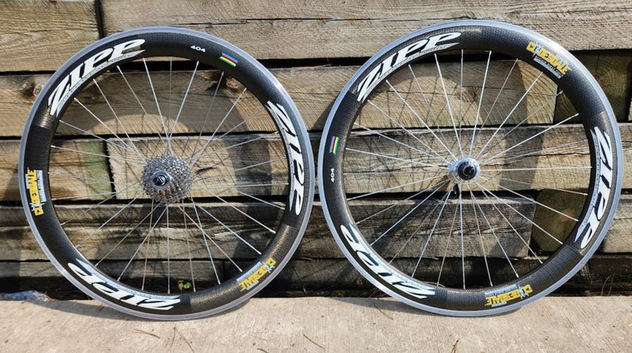 ZIPP 404 CLYDESDALE TUBULAR 700c CARBON RIM SET