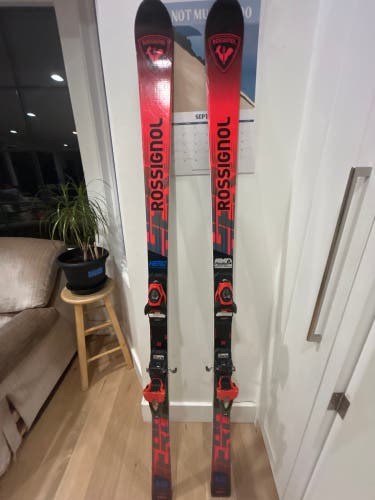 Unisex Rossignol Hero Athlete GS 171 cm Racing Skis With Bindings Max Din 11 (Used)