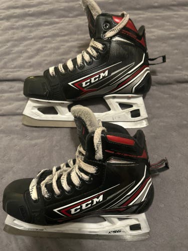 CCM Jetspeed FT480 Hockey Goalie Skates Regular Width Pro Stock Size 4 (Used)
