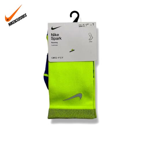 Nike Spark Dri-fit Cushioned Crew Running Socks CU7200-702