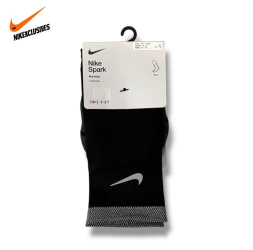 Nike Spark Dri-fit Cushioned Crew Running Socks CU7200-010