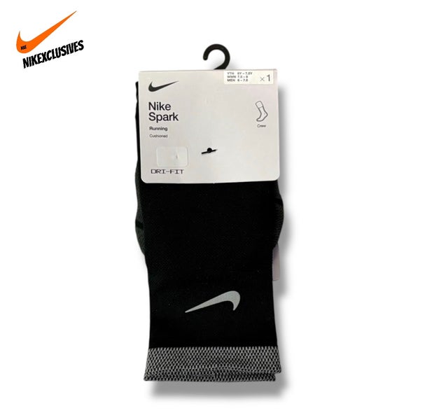 Nike Spark Dri-fit Cushioned Crew Running Socks CU7200-010