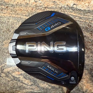 Men's 2025 Ping G440 Max Right Handed Driver Regular Flex 10.5 Loft (New)