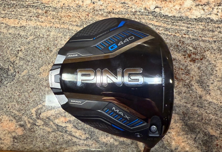 Men's 2025 Ping G440 Max Right Handed Driver Regular Flex 10.5 Loft (New)