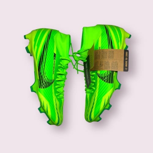 Green Unisex Size M 9.0 (W 10.0) Nike Mercurial superfly 9 Cleats (New)