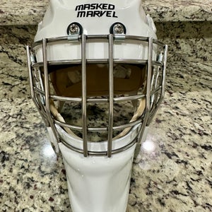 Masked Marvel Goalie Mask, medium nice shape