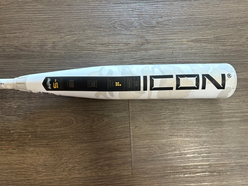2025 Rawlings Icon Composite USSSA Certified Bat (-5) 26 oz 31" (Used)