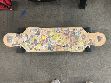 Used STICKER LONGBOARD Longboard Brown Long 11614-S000221962