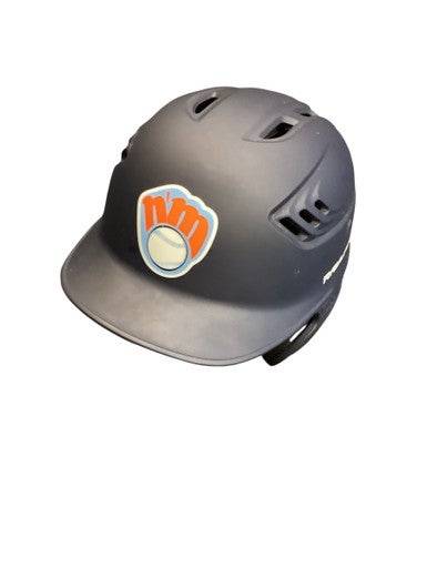Used Rawlings NAVY HELMET Batting Helmet No Mask Navy Blue SM 11884-S000052891