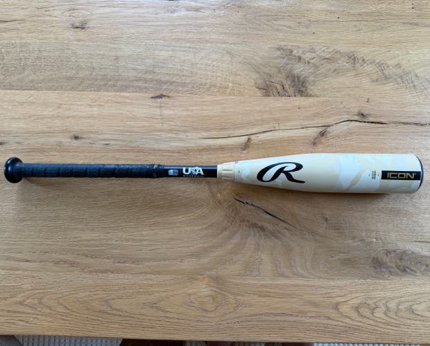 2025 Rawlings Icon USABat Certified Bat (-10) 17 oz 27" (Used)