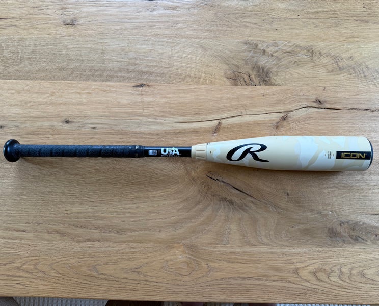 2025 Rawlings Icon USABat Certified Bat (-10) 17 oz 27" (Used)