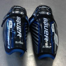 Used Bauer MS-1 Junior Shin Guards Black 12" 11339-S000194647