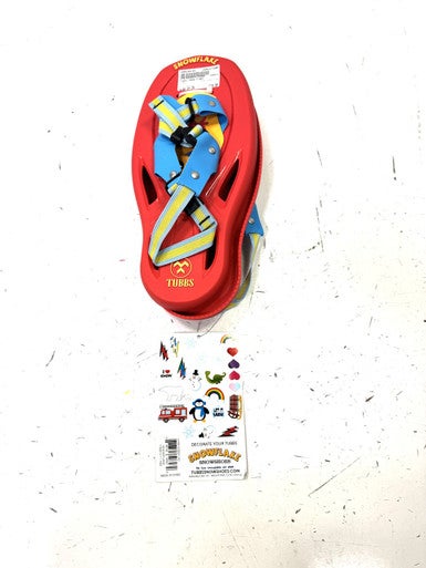 Used Tubbs SNOW FLAKE Snowshoes Boys Red 14" 11860-S000298194