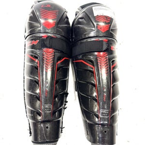 Used CCM QLT Intermediate Shin Guards Black 11" 11860-S000298182