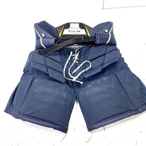 Used CCM AXIS1.9 Senior Goalie Pant Navy Blue SM 11860-S000298153