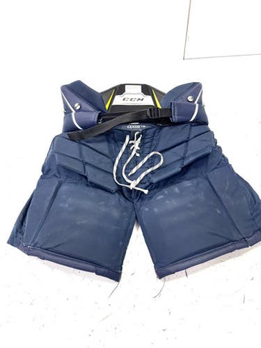 Used CCM AXIS1.9 Senior Goalie Pant Navy Blue SM 11860-S000298153